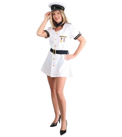 Sexy kapitein jurk voor dames