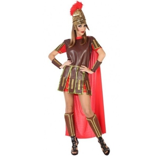 Sexy romeinse gladiator felicia kostuum jurk voor dames